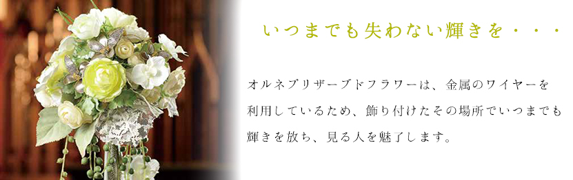 いつまでも失わない輝きを・・・